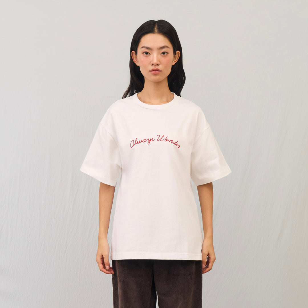 Homey Days Oversized Tee | White cloud