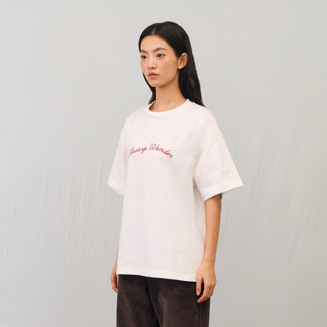 Homey Days Oversized Tee | White cloud