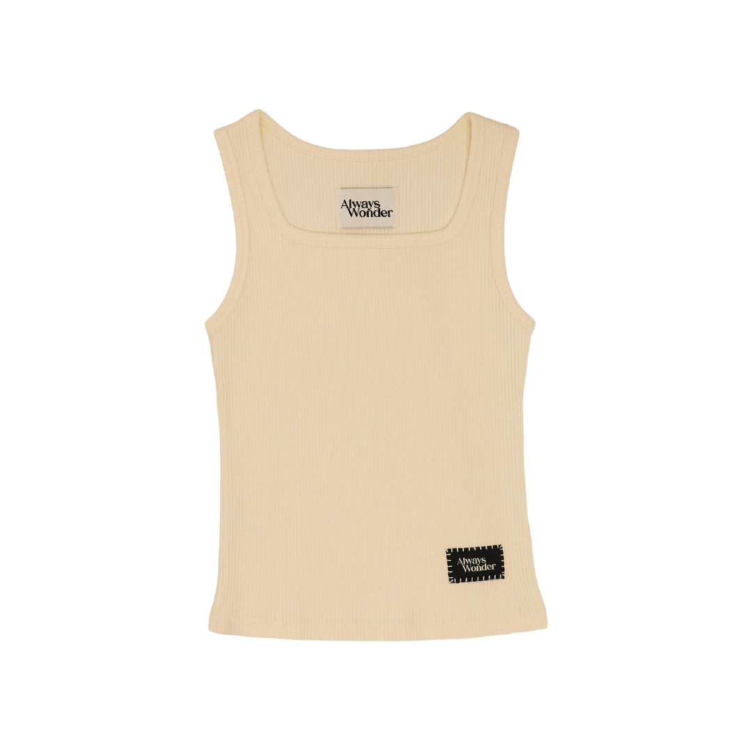 Calm Square Tank | Soft Cream