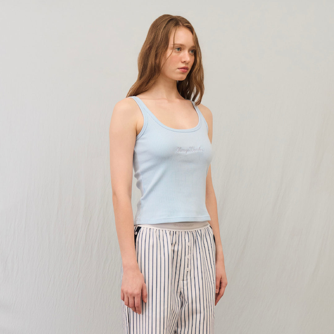 Soft Curve Tank | Bright sky