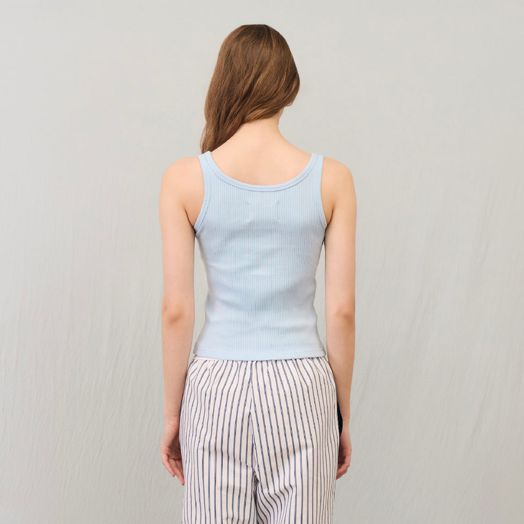 Soft Curve Tank | Bright sky