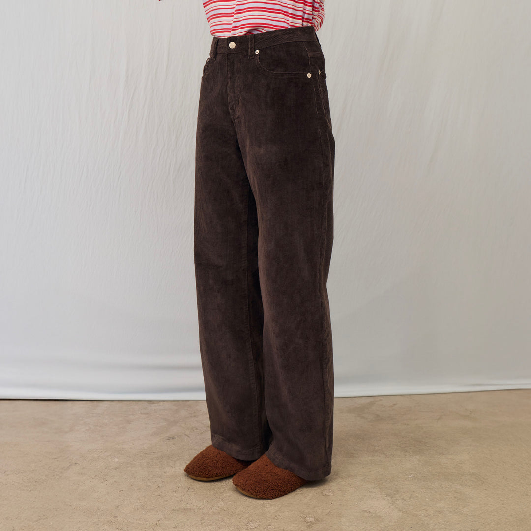 Sanctuary Corduroy Pants | Warm Chestnut