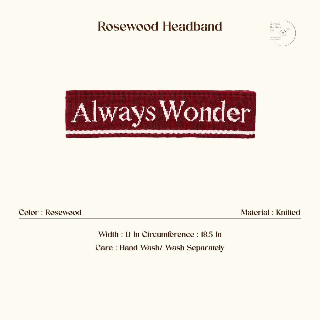 AlwaysWonder | 'A Digital Heartbeat' Rosewood Headband