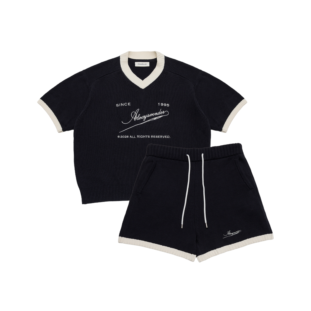 After School Set | Navy Ink