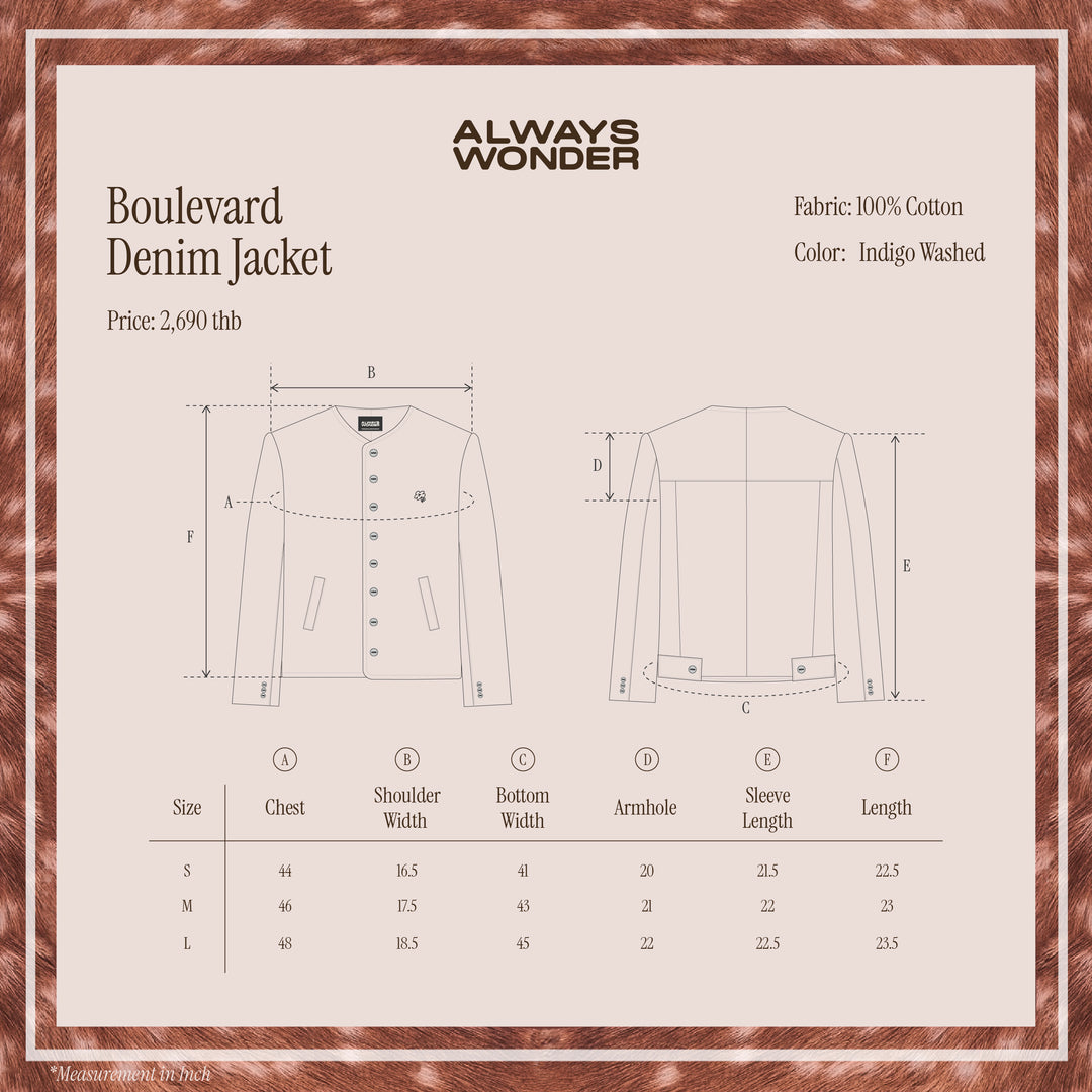 Boulevard Denim Jacket | Indigo Washed