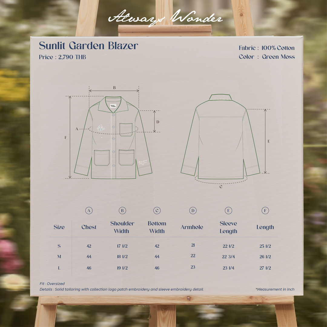 Sunlit Garden Blazer | Green Moss
